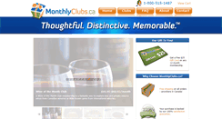 Desktop Screenshot of monthlyclubs.ca